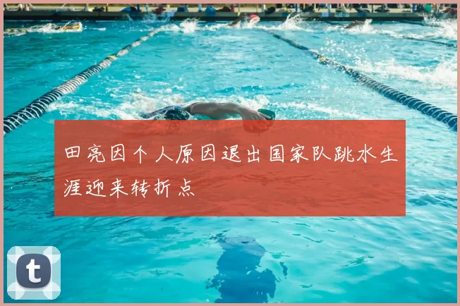 田亮因个人原因退出国家队跳水生涯迎来转折点